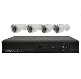 Jogos video 4CH do CCTV da fiscalização autônomos câmeras da bala de DVR + de 700TVL IR