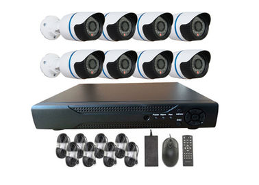Sistemas impermeáveis exteriores das câmaras de segurança da casa do canal 1000TVL 8 com CORTE do IR