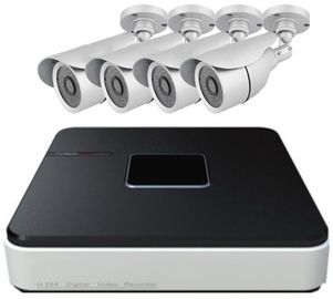 gravadores de vídeo Realtime da definição DVR HDMI de 4ch D1 com a câmera da bala de 4 IR e os jogos necessários