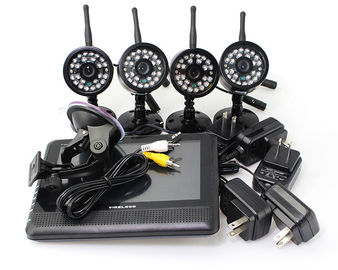4 sistema sem fio da câmara de vigilância da imagem DVR do quadrilátero do CH, sistema de segurança home de DVR