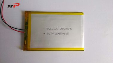 Capacidade 22mAh da bateria 201024 do polímero do lítio para o dispositivo wearable com o UL do IEC 62133