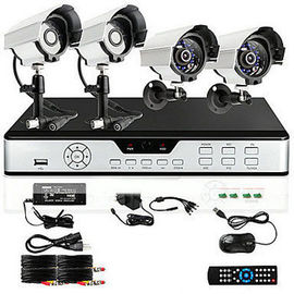 Câmera do CCTV |Sistema exterior da câmara de vigilância da segurança do CCTV 600TVL do canal DVR 4 de Zmodo 8 CH