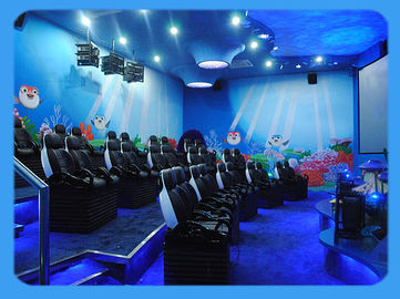 cinema do simulador do teatro dos adultos do filme 4D