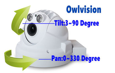 câmera do IP do zumbido de 1.3MP Megapixel PTZ 3.7-14.8mm 4X Digitas para o uso interno