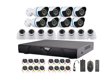 Sistemas da câmara de segurança do CCTV da rede do IP da bala/abóbada 720P 960P com controlador remoto